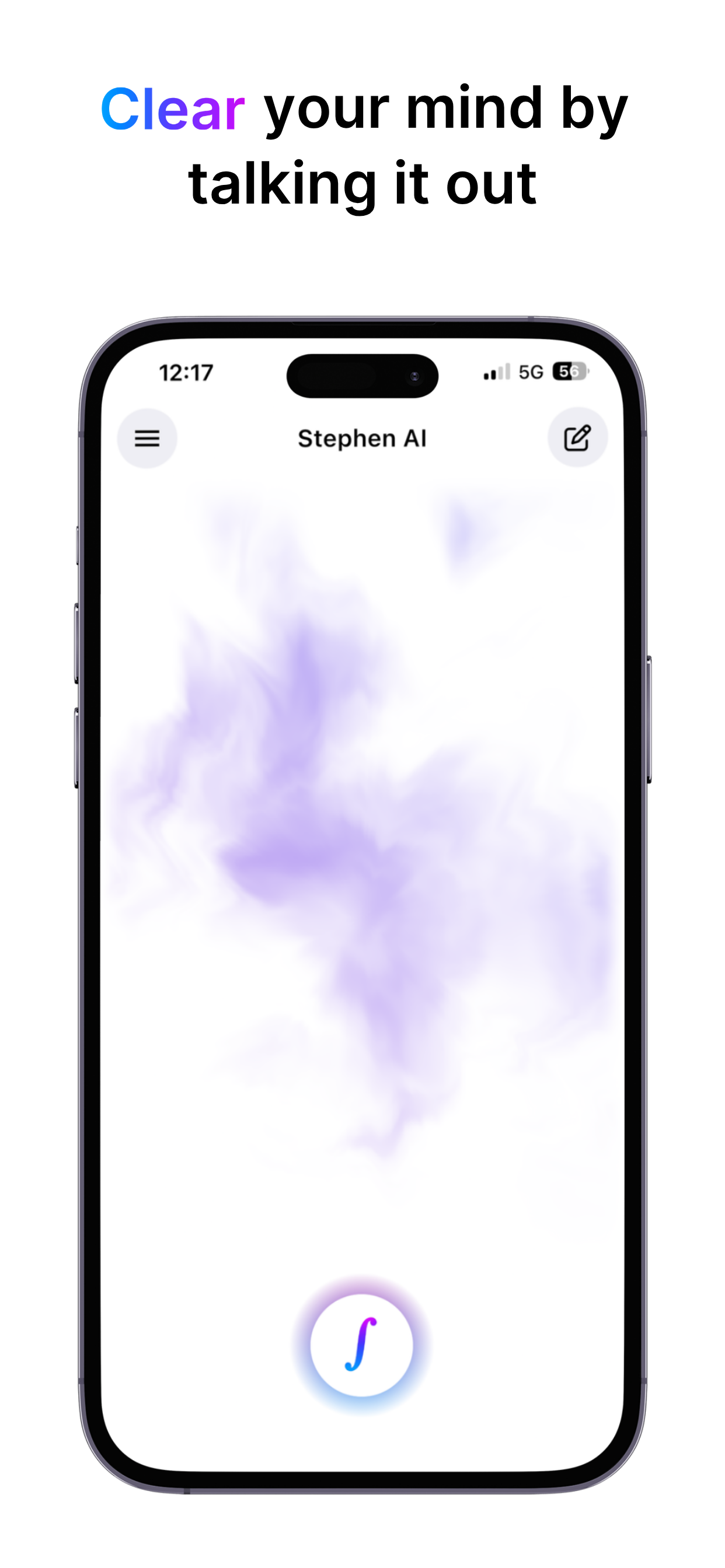 Stephen AI voice chat to talk through ideas