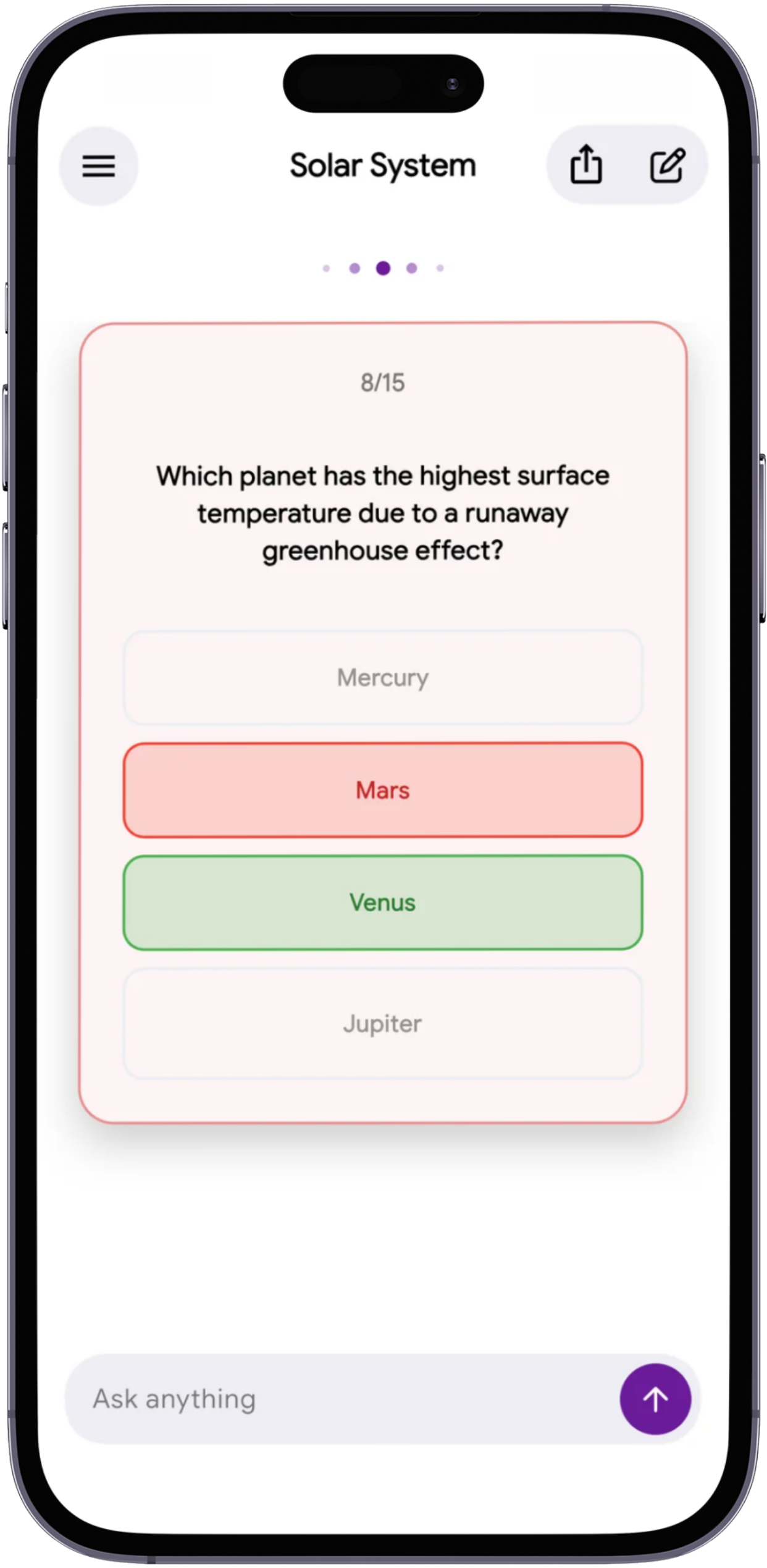 Quizzing a weak SAT domain