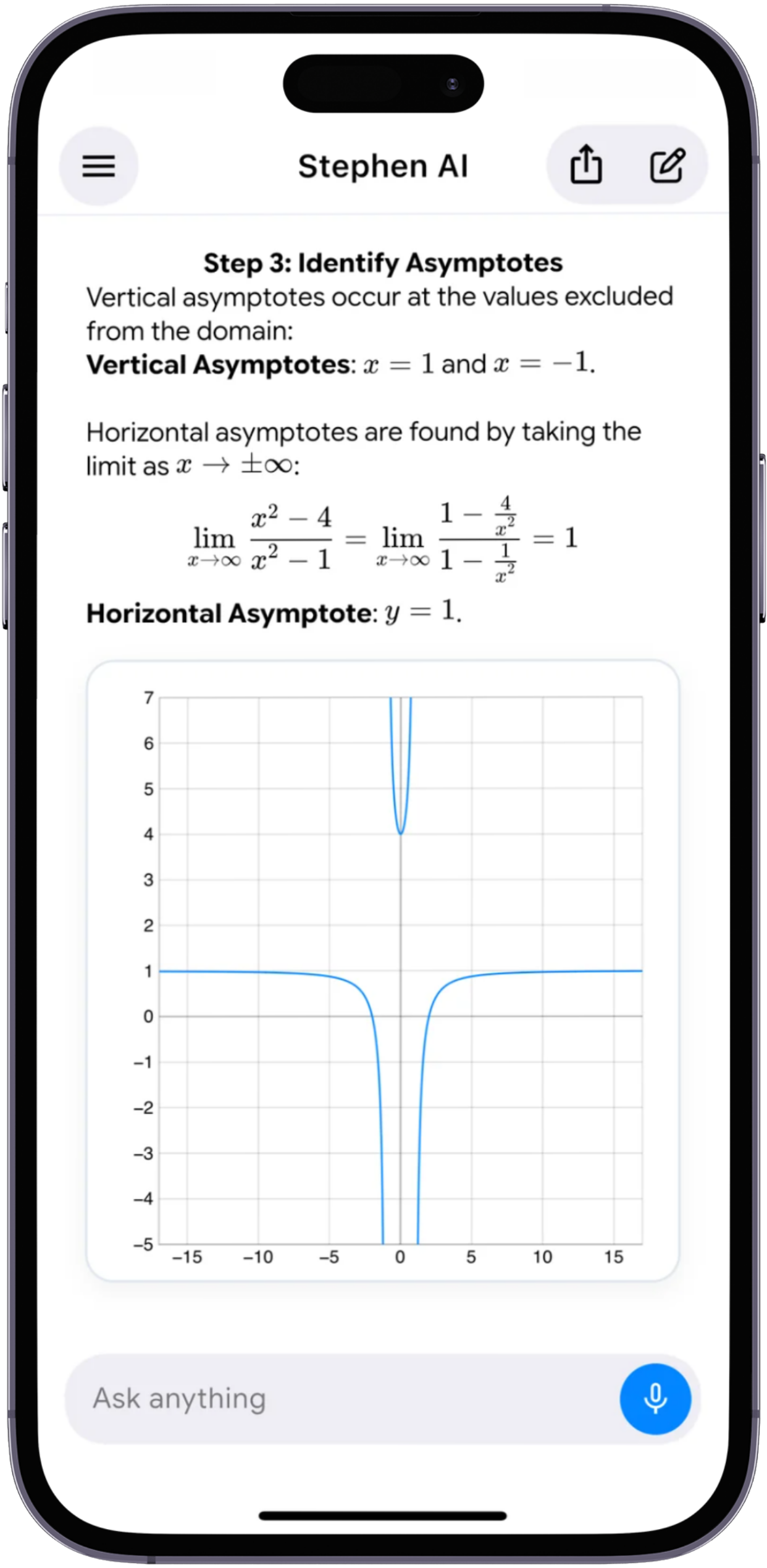 Walking through a step-by-step math solution